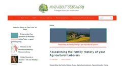 Desktop Screenshot of madaboutgenealogy.com